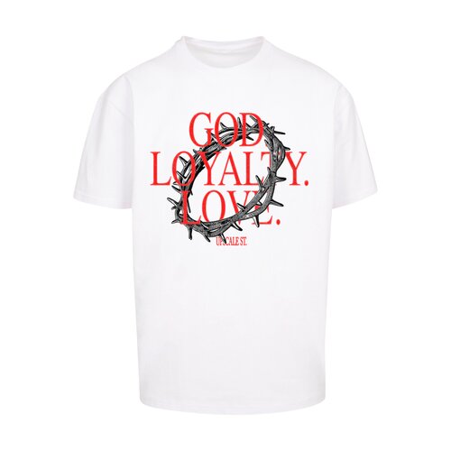 Mister Tee God Loyalty Love Oversize Tee white XXL