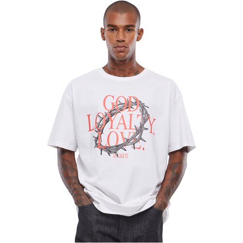 Mister Tee God Loyalty Love Oversize Tee white XXL