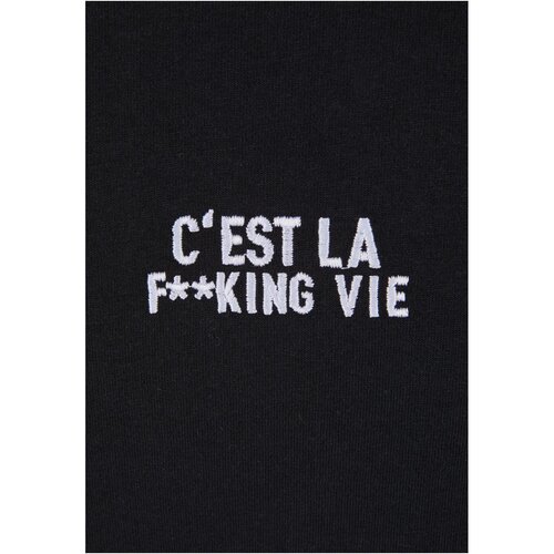 Mister Tee Cest La F**king Vie EMB Tee black XXL