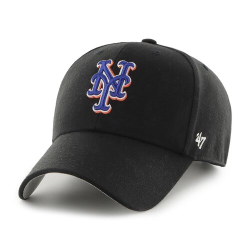 47 Brand MLB New York Mets Subway Series Sure Shot Snapback Cap 47 MVP Black