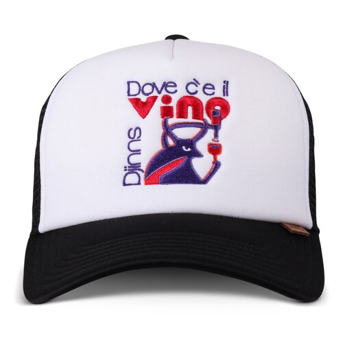 Djinns HFT Cap Food Vino Black/White