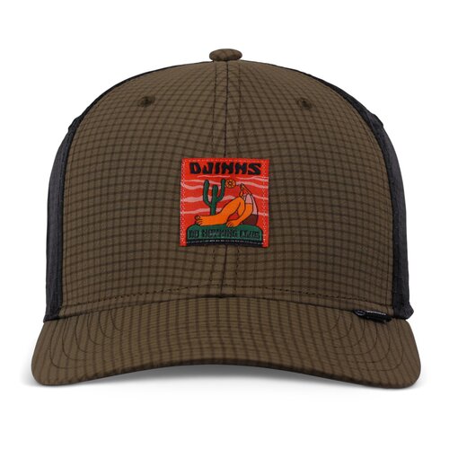 Djinns 6 Panel TrueFit Resting Man Olive/Black