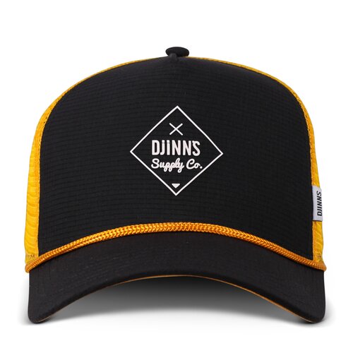 Djinns HFT Cap Rubber Ripstring Black