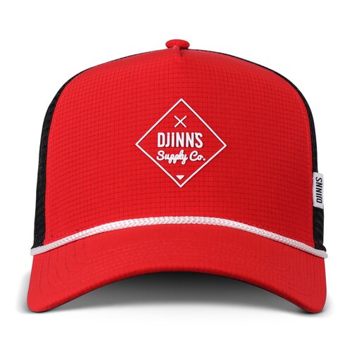 Djinns HFT Cap Rubber Ripstring Red