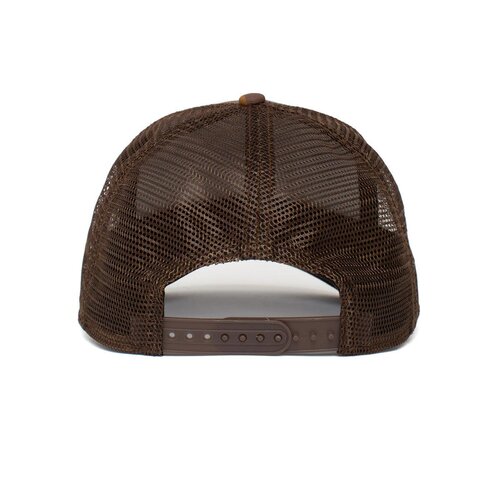 Goorin Bros. Clay Henry Baseball Trucker Cap The Farm Animal Brown