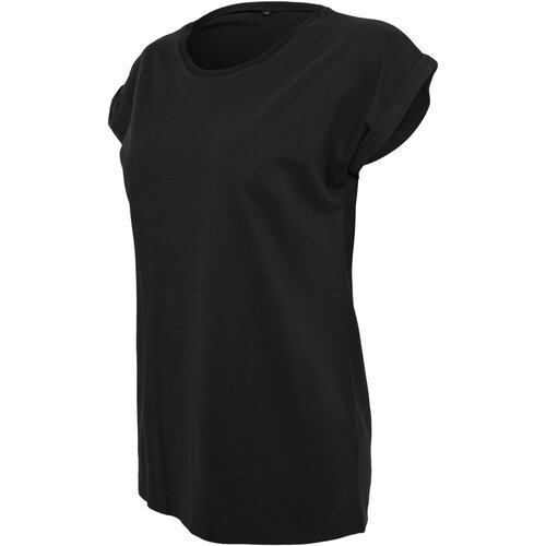 Build Your Brand Ladies Extended Shoulder Tee 3-Pack blk/blk/blk 4XL