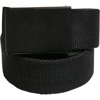 Build Your Brand Canvas Belt black/black one size