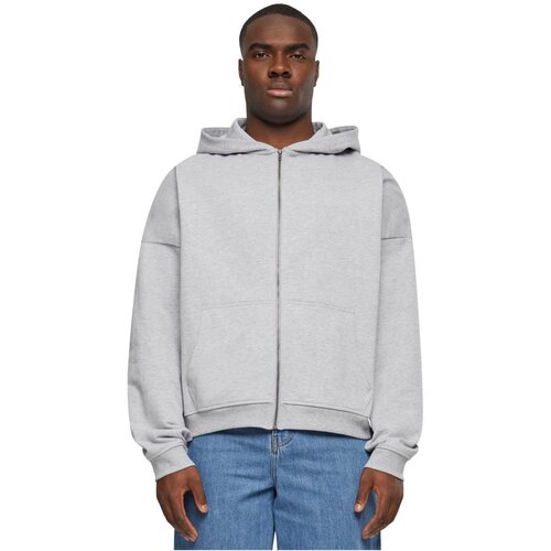 Build Your Brand 90s Zip Hoody heathergrey XXL