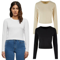 Build Your Brand Ladies Short Longsleeve