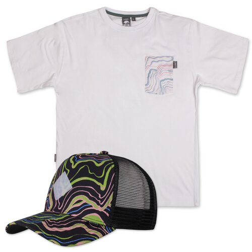 Djinns Arty Waves HFT Cap + Pocket T-Shirt Pack