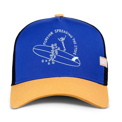 Coastal HFT Spread Stoke Trucker Cap Blue/Apricot