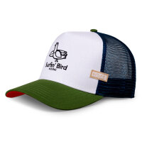Coastal HFT Surfing Bird Trucker Cap White/Olive
