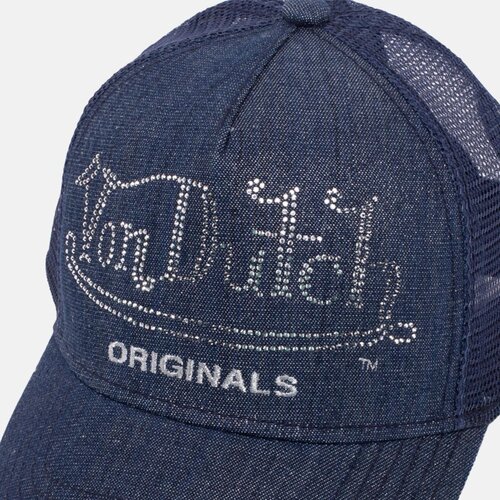 Von Dutch Originals Trucker Cap Fargo - Cotton Twill - Denim Blue