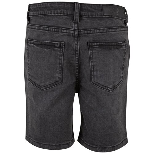 Urban Classics Kids Boys Relaxed Fit Jeans Shorts black washed 110/116