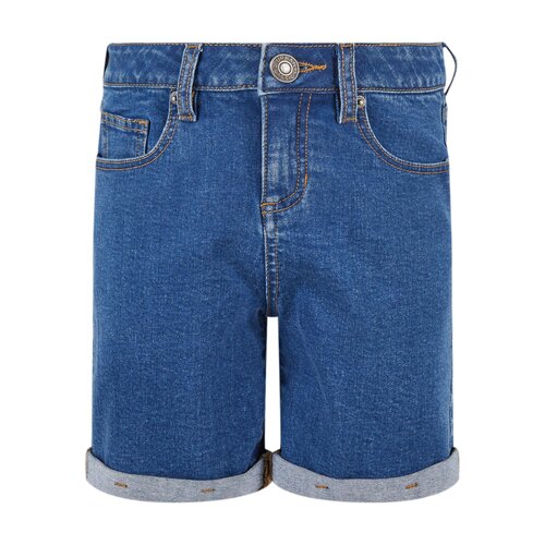 Urban Classics Kids Girls Organic Stretch Denim 5 Pocket Shorts clearblue washed 158/164