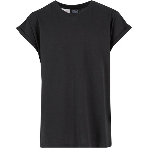 Urban Classics Kids Girls Extended Shoulder Tee 2-Pack whitesand/black 110/116