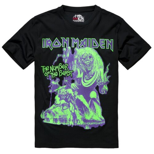 Brandit Iron Maiden NOTB ( glow in the dark pigment) black 3XL