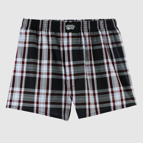 Lousy Livin 3-Pack Boxershorts Grey Check Autumn L