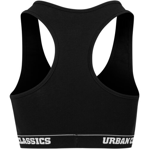 Urban Classics Ladies Logo Bra black XXL