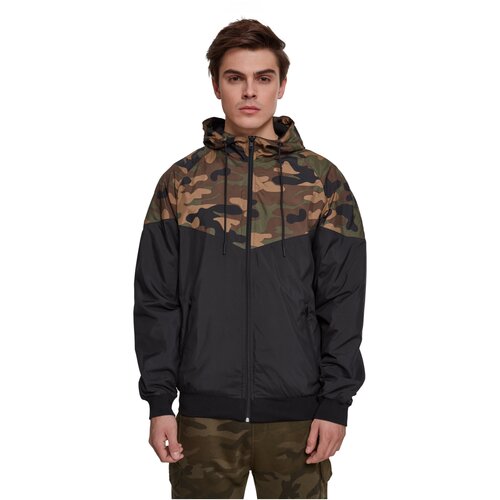 Urban Classics Pattern Arrow Windrunner blk/woodcamo S