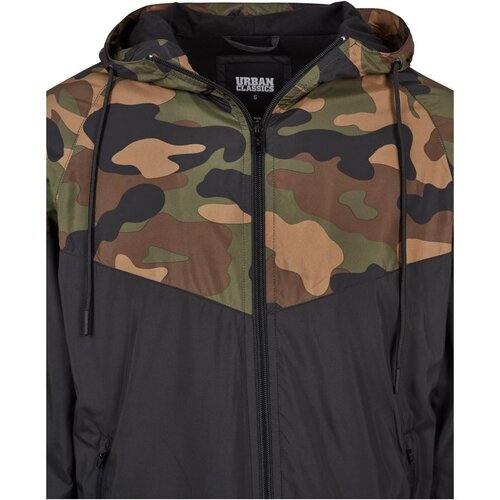 Urban Classics Pattern Arrow Windrunner blk/woodcamo S