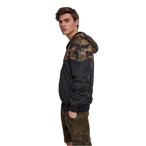 Urban Classics Pattern Arrow Windrunner blk/woodcamo S