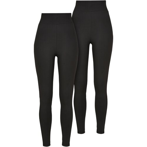 Urban Classics Ladies High Waist Leggings 2-Pack