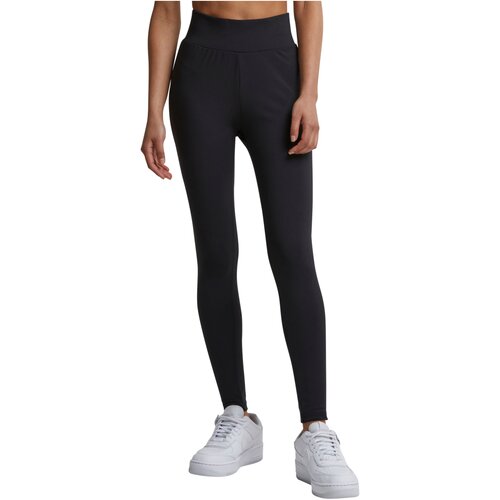 Urban Classics Ladies High Waist Leggings 2-Pack black+black L