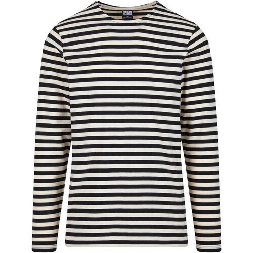 Urban Classics Regular Stripe LS whitesand/black XL