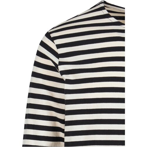 Urban Classics Regular Stripe LS whitesand/black XL