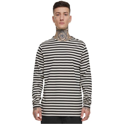 Urban Classics Regular Stripe LS whitesand/black XL