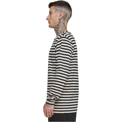 Urban Classics Regular Stripe LS whitesand/black XL