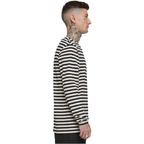 Urban Classics Regular Stripe LS whitesand/black XL