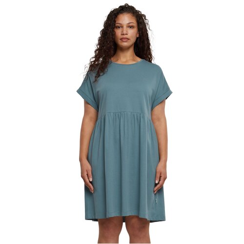 Urban Classics Ladies Organic Empire Valance Tee Dress paleleaf XXL