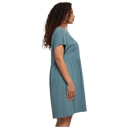 Urban Classics Ladies Organic Empire Valance Tee Dress paleleaf XXL