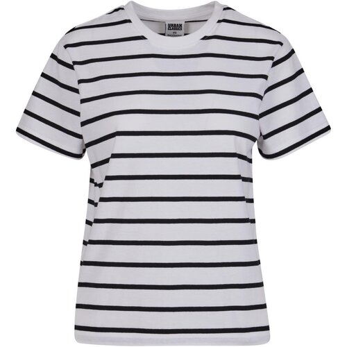 Urban Classics Ladies Striped Boxy Tee black/white 3XL