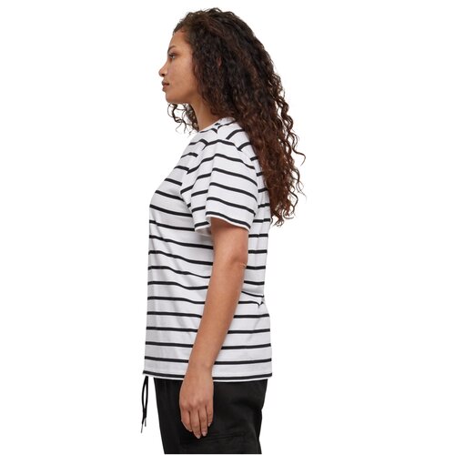 Urban Classics Ladies Striped Boxy Tee black/white 3XL