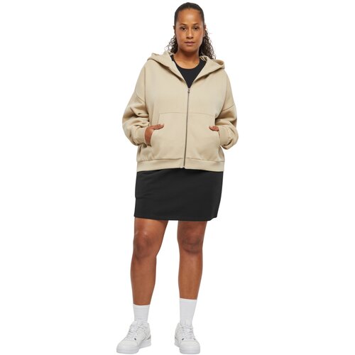 Urban Classics Ladies Boxy Zip Hoody wetsand XXL