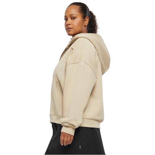 Urban Classics Ladies Boxy Zip Hoody wetsand XXL