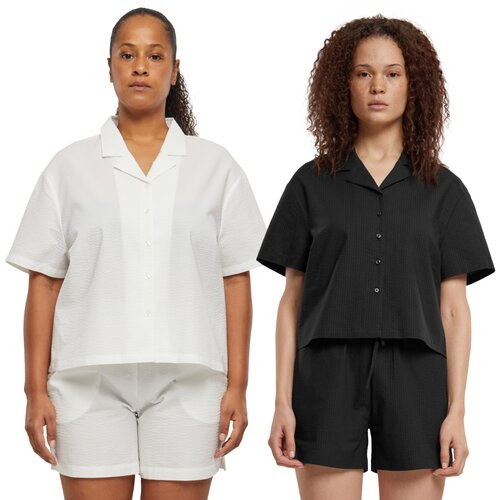 Urban Classics Ladies Seersucker Shirt