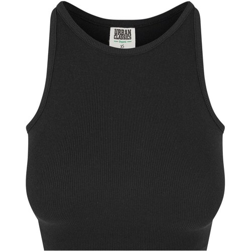 Urban Classics Ladies Organic Cropped Rib Top black 3XL