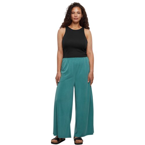 Urban Classics Ladies Organic Cropped Rib Top 2-Pack black/black 3XL