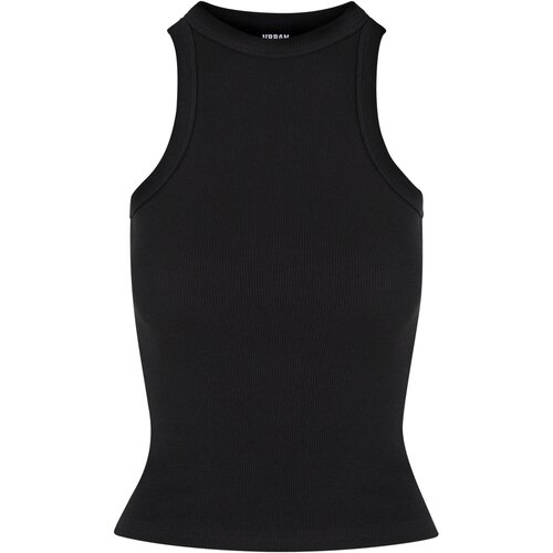 Urban Classics Ladies Racer Back Rib Top 2-Pack black+white 3XL