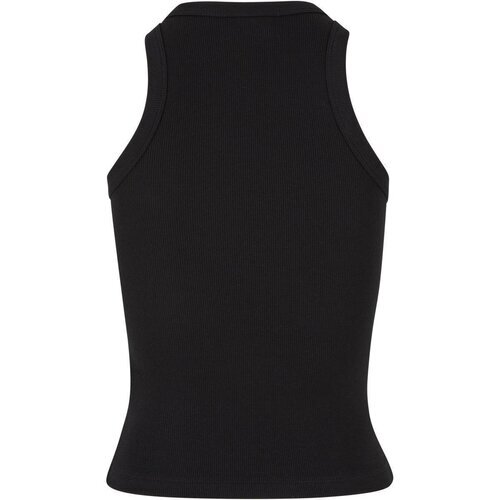 Urban Classics Ladies Racer Back Rib Top 2-Pack black+white 4XL