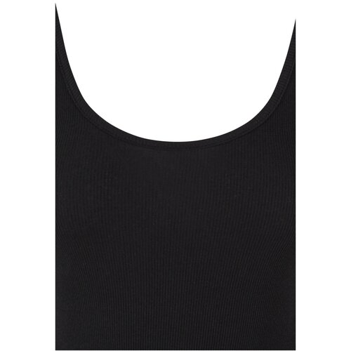 Urban Classics Ladies Rib Top Dress black 3XL