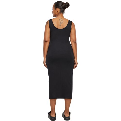 Urban Classics Ladies Rib Top Dress black 3XL