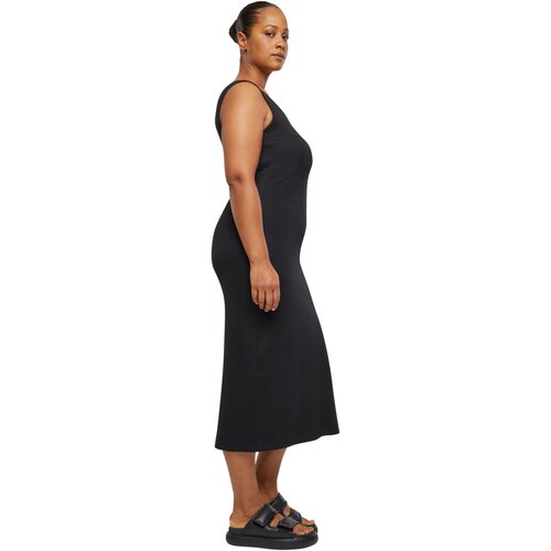 Urban Classics Ladies Rib Top Dress black 3XL