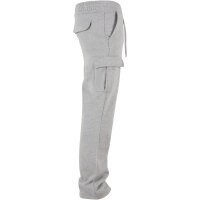 Urban Classics Heavy Straight Leg Cargo Sweatpants grey 4XL
