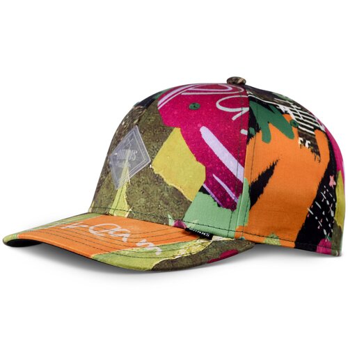 Djinns 6 Panel TrueFit Cap Just Wild Berry/Green/Orange