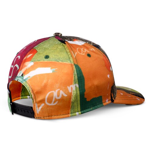 Djinns 6 Panel TrueFit Cap Just Wild Berry/Green/Orange